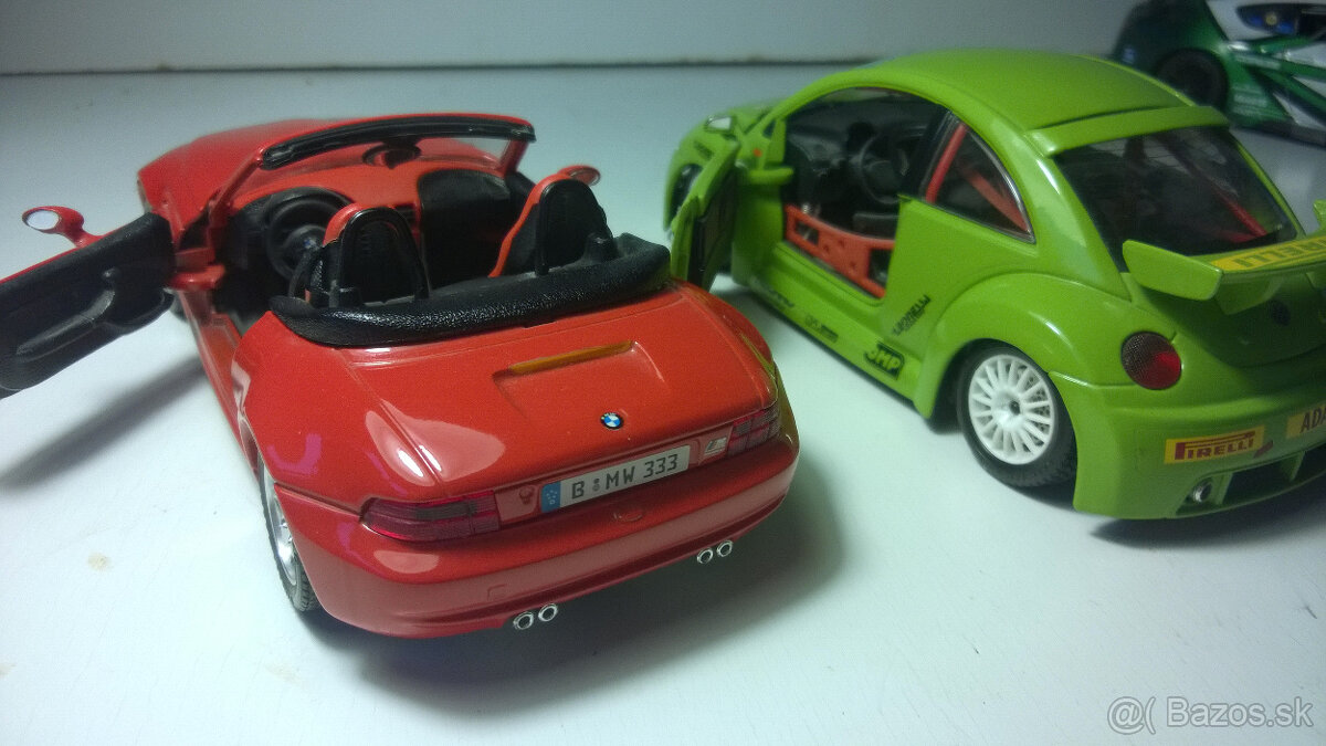 Bentley, Beetle, BMW mierka 1:24 Burago /made in Italy/ - 3