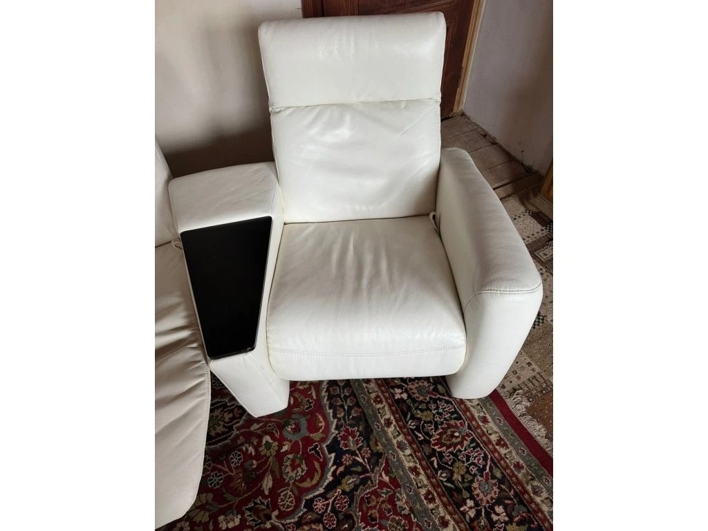 Kožená relaxační sedací souprava 2+1+1, 3193 - 3