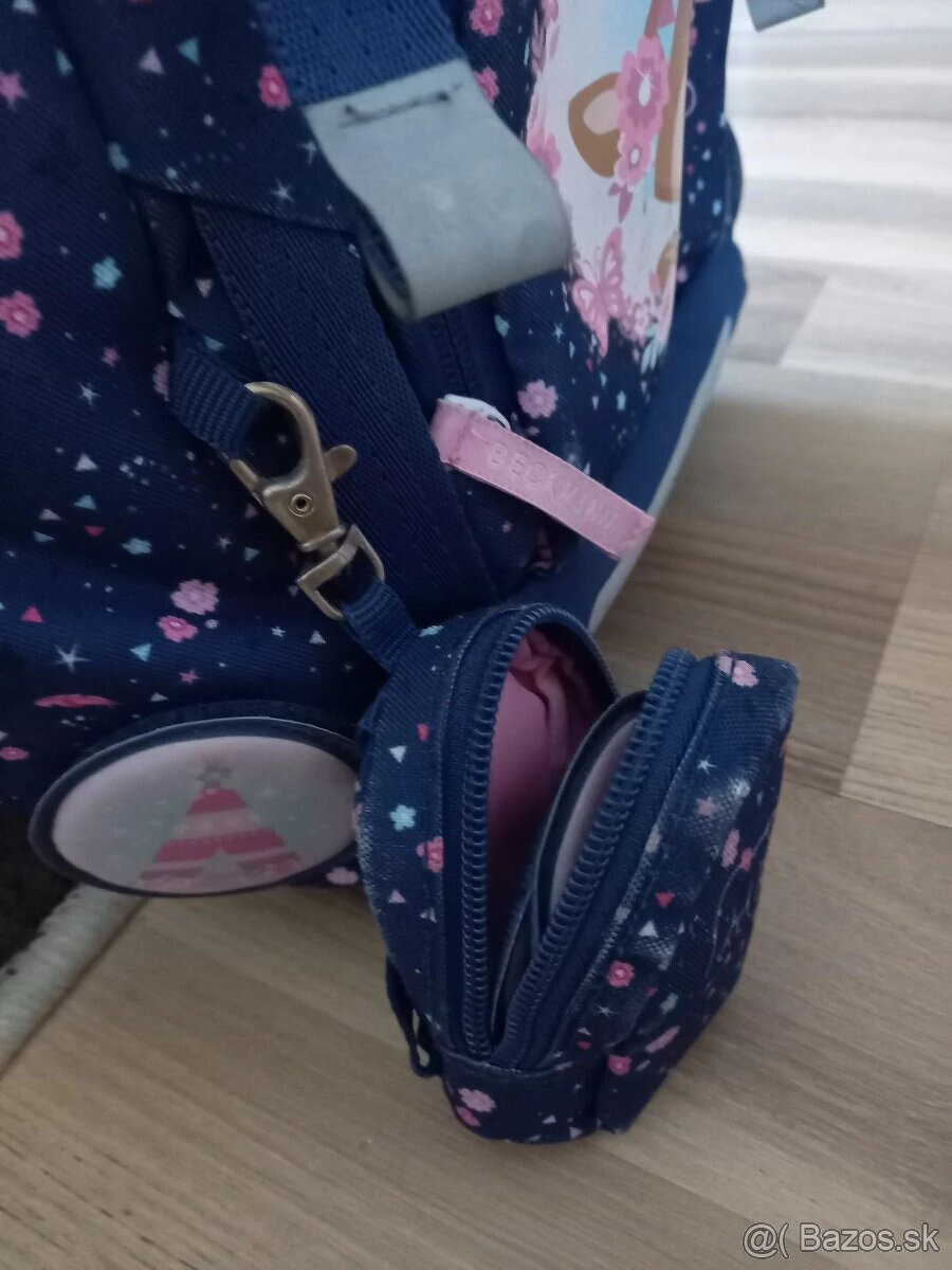 Skolska taska Beckmann Blue Forest Deer - 3