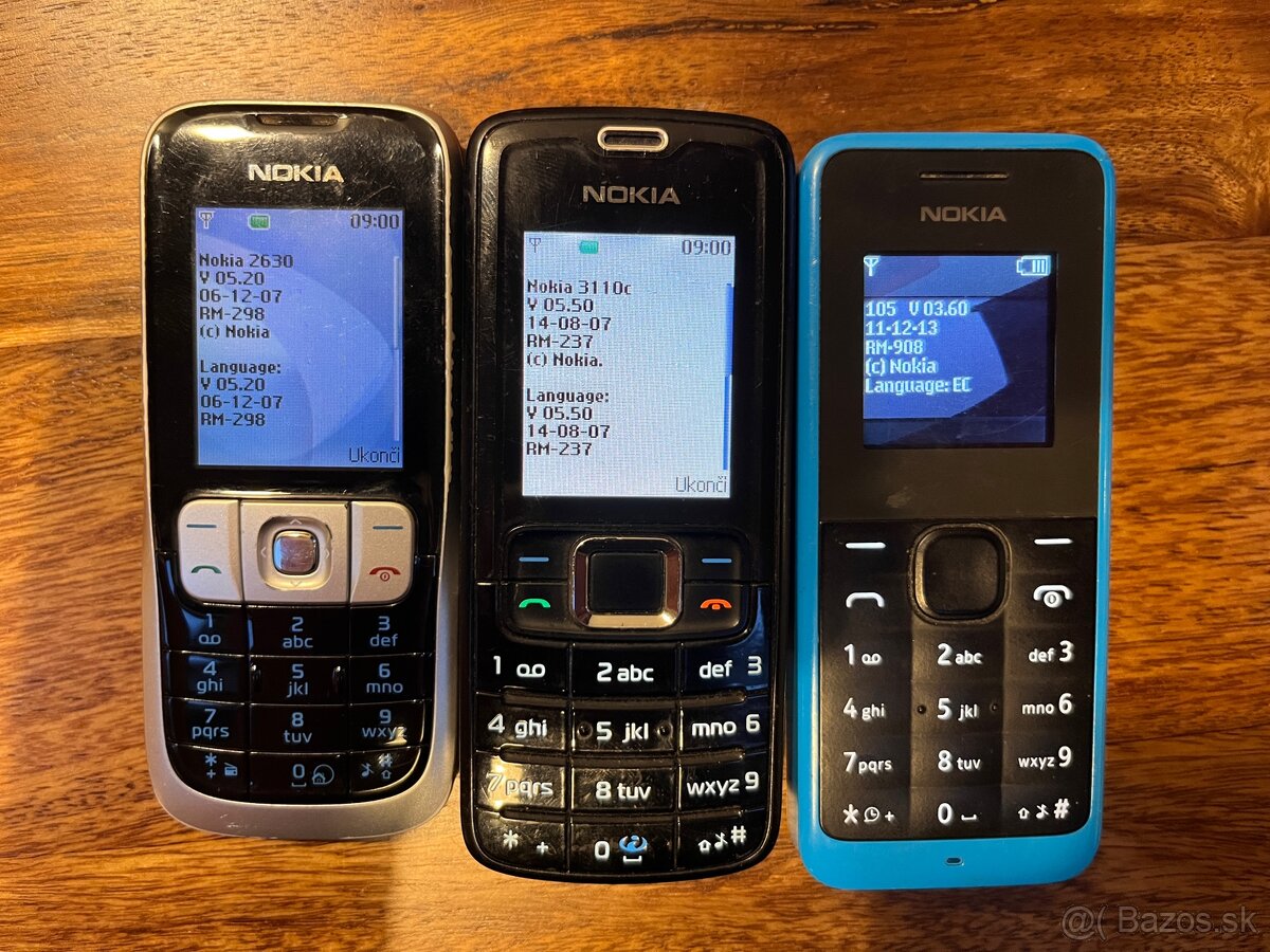 Nokia 2630, Nokia 3110c - 3