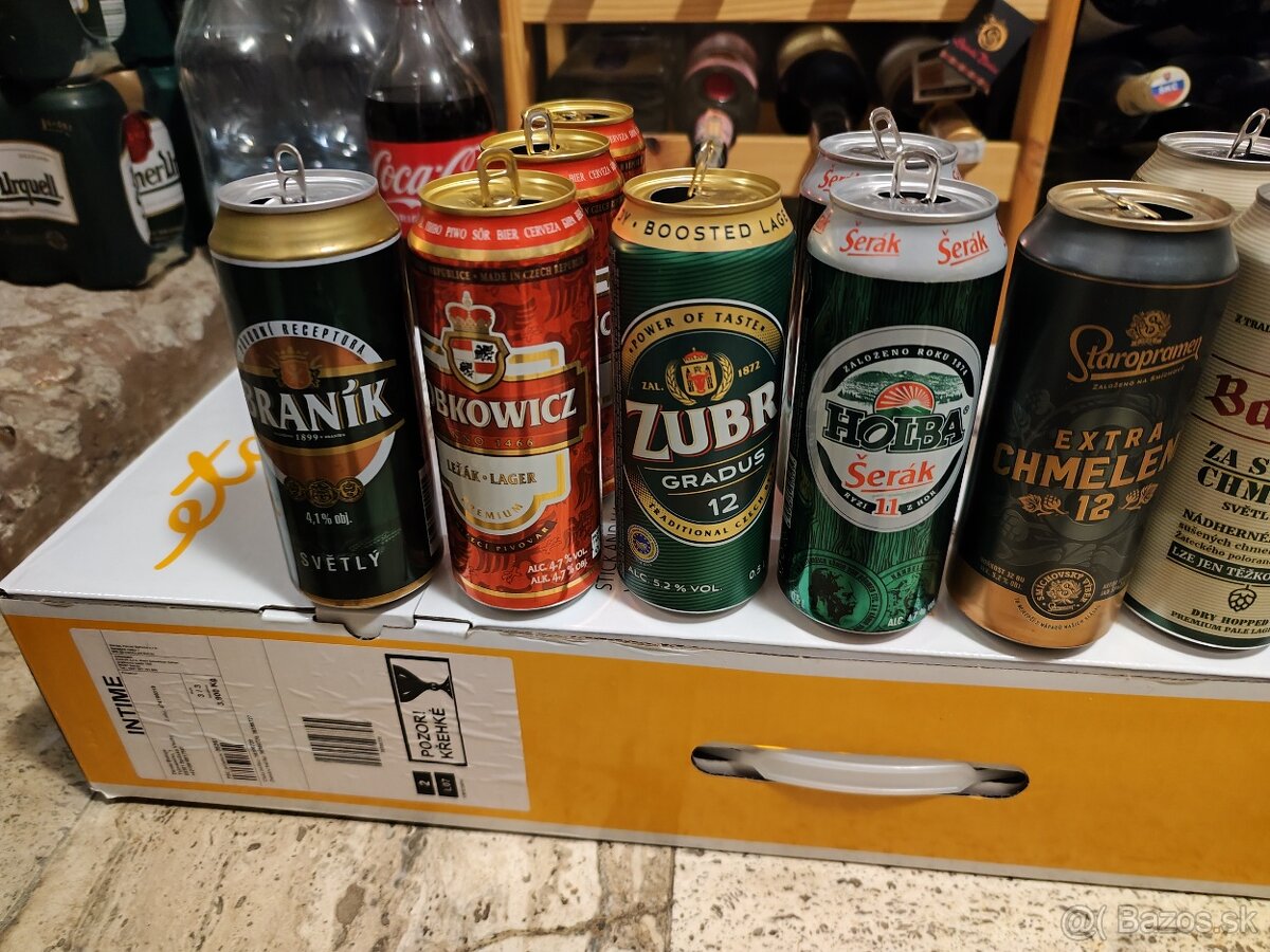 plechovky od piva 39 ks - 3