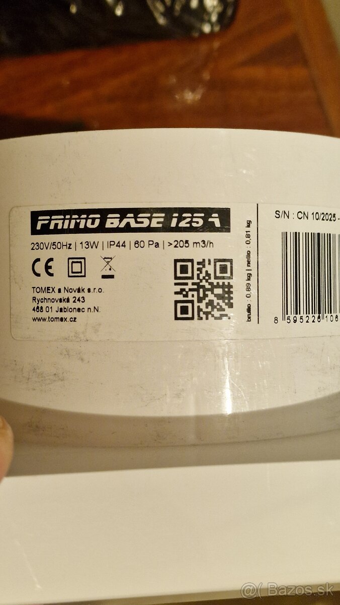 WC-Kúpeľňový ventilátor - veľmi kvalitný - 3