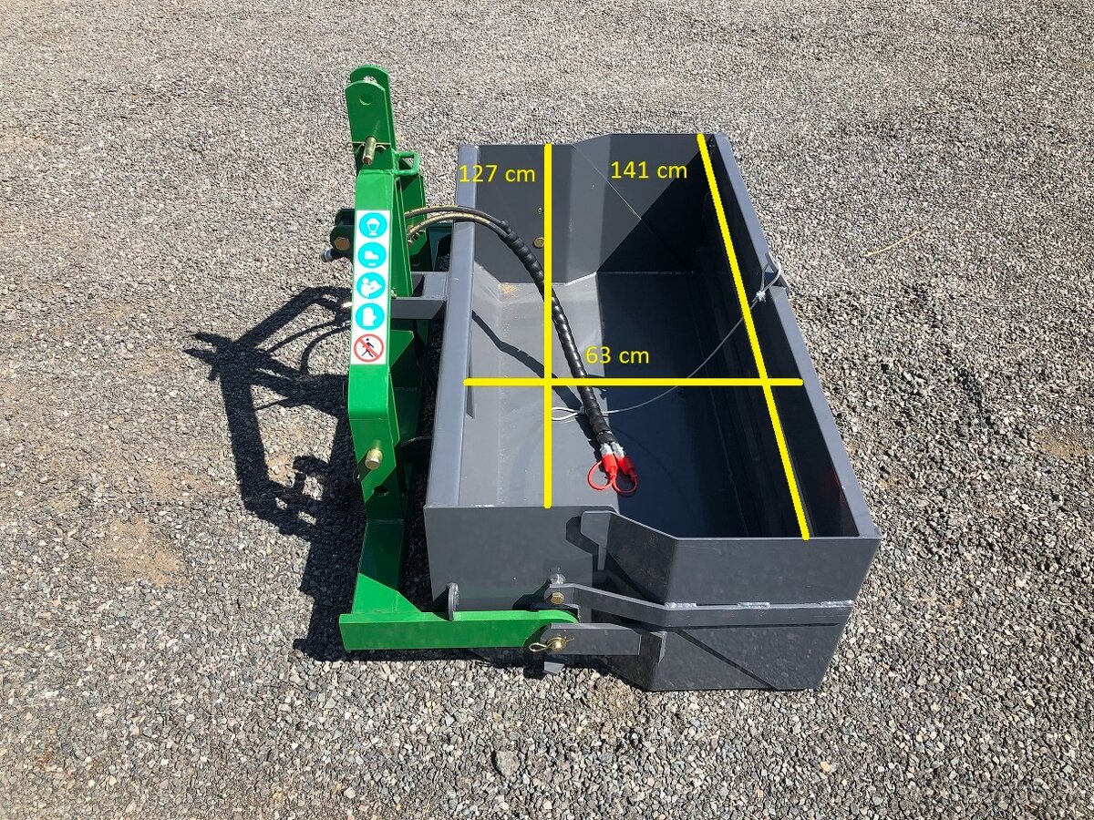 Transportný box PRMH 120 bedna za traktor - 3