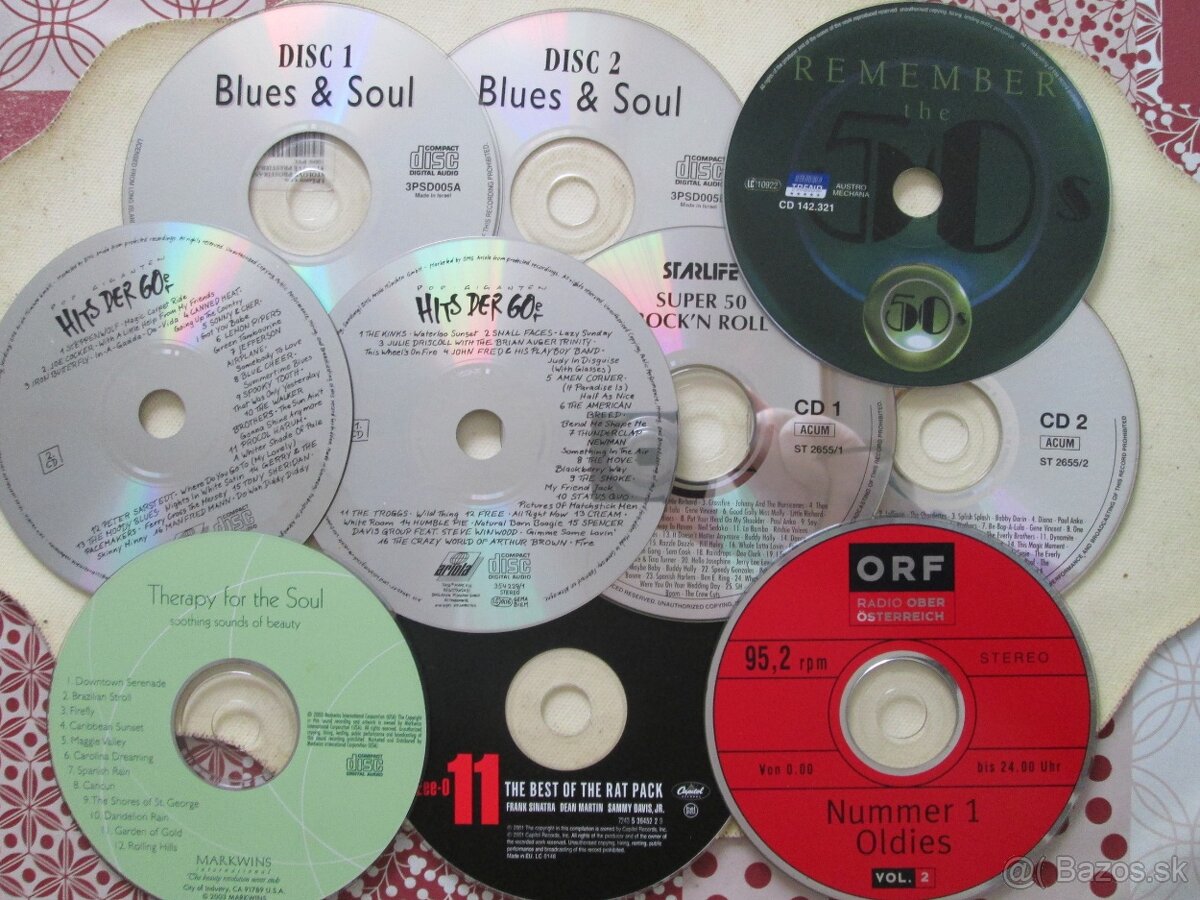 40 cd : BEZ OBALOV : Oldies Výberovky : 50s 60s 70s JUKEBOX - 3