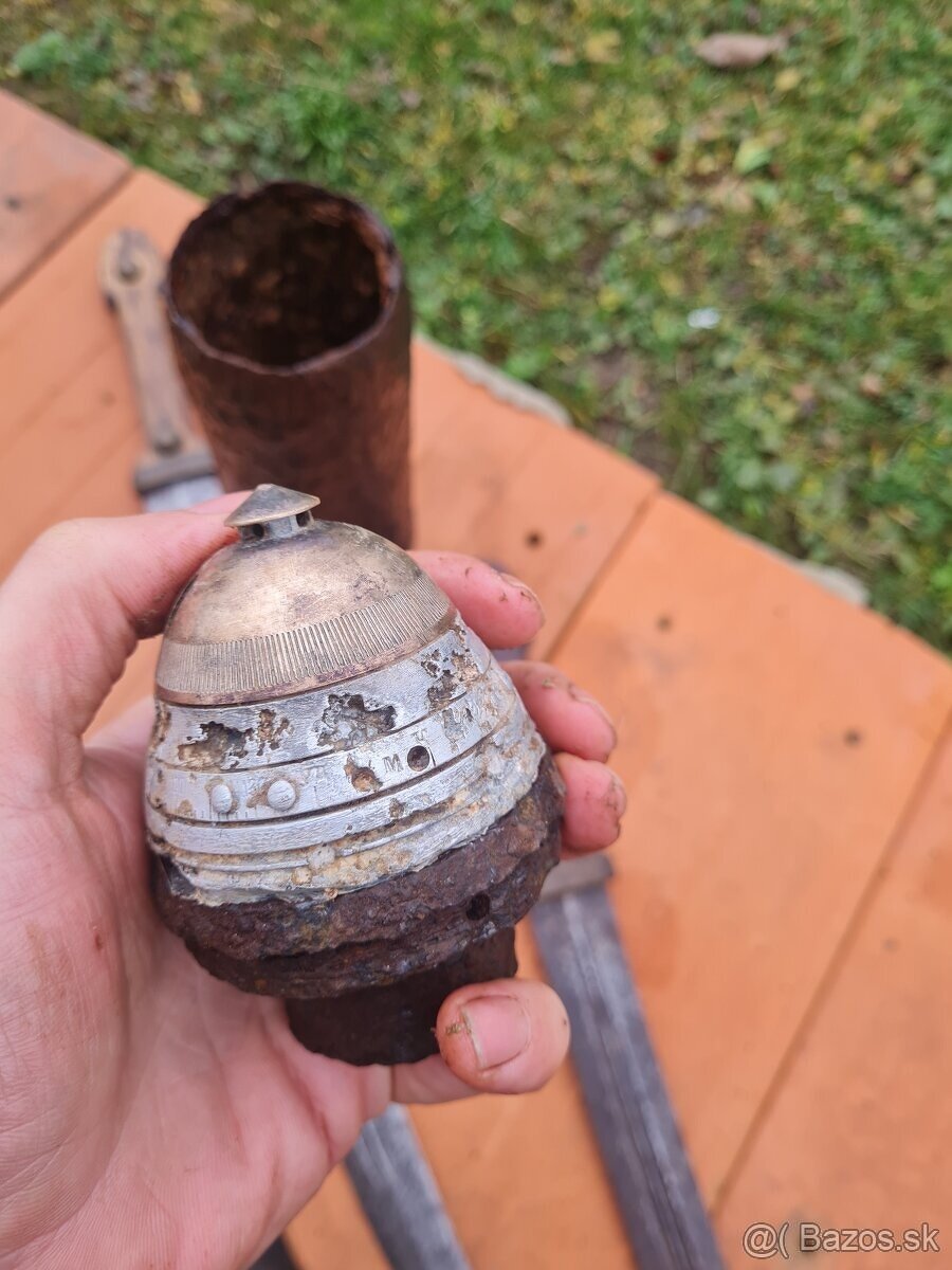 Šrapnel z časovačom Cárske Rusko - 3