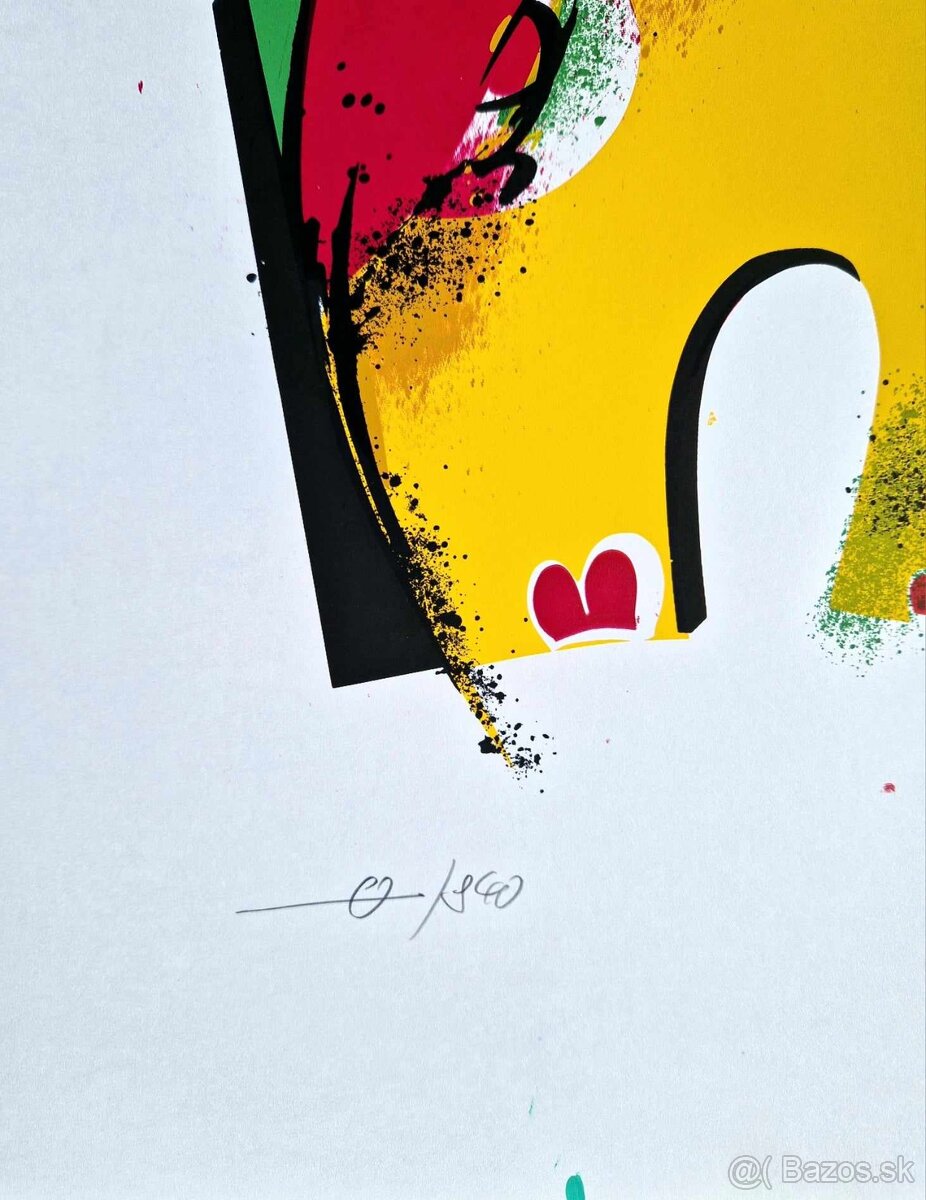 Alfred Gockel - Slon (Moderný abstraktný expresionizmus) - 3