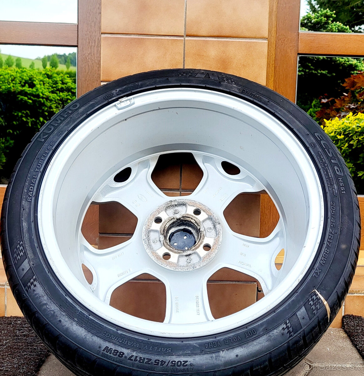alu R17 4x108, letné pneu 205/45, orig. Ford Fiesta ST - 3