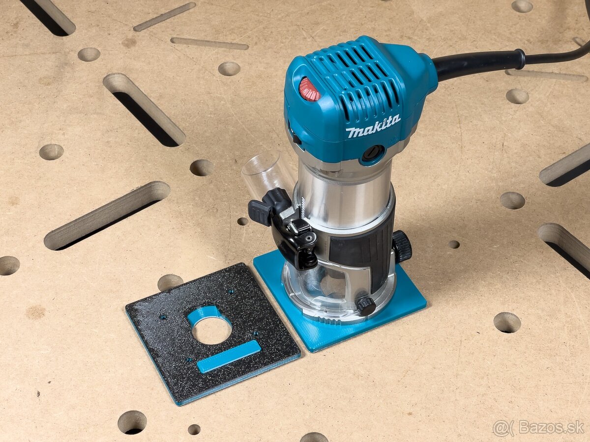 Štvorcová základňa 100x100 mm pre Makita RT0702C - 3