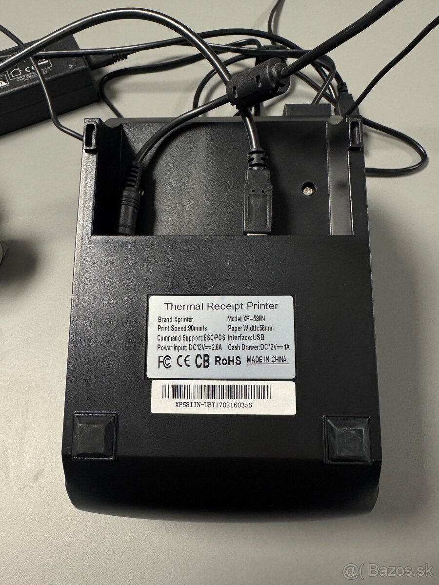 Xprinter XP58-IIN pokladničná termo tlačiareň 58mm na USB - 3