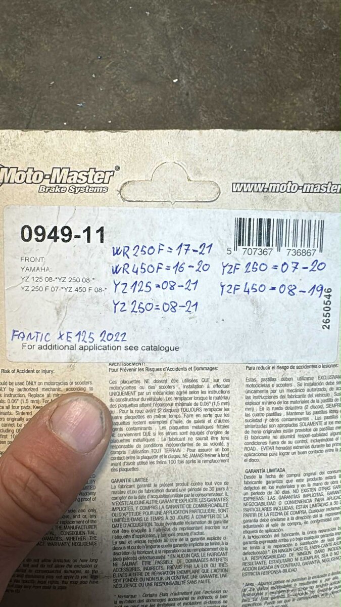 Predám Platničky MotoMaster & EBC - 3