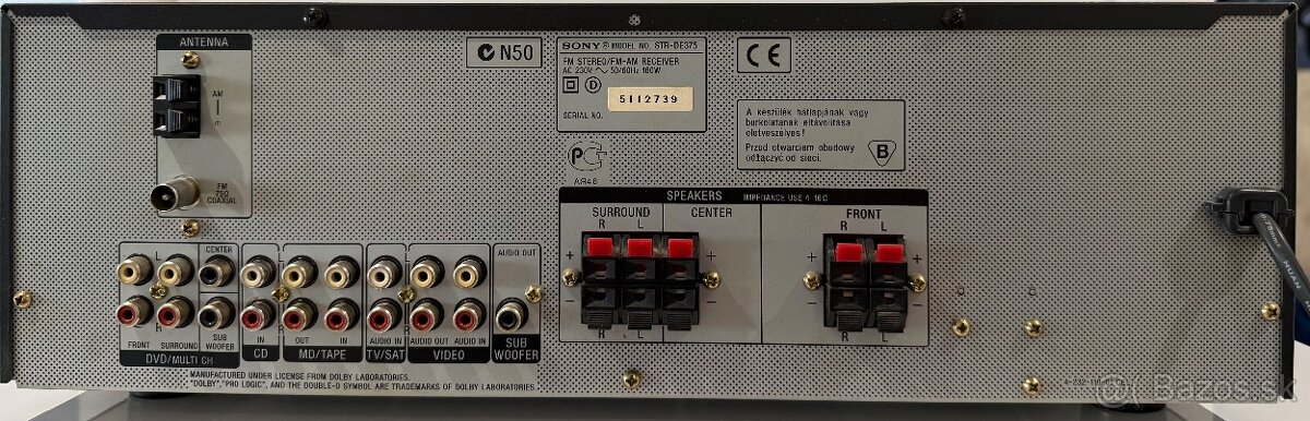 HiFi Zosilnovac Sony STR-DE375 - 3