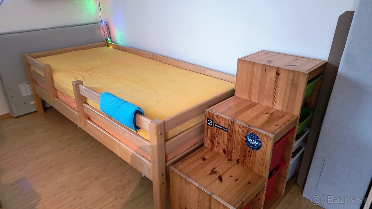 Vyvýšena posteľ so šmýkačkou - 3