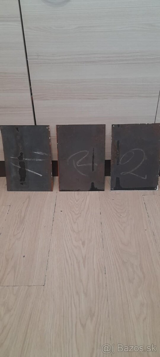 Smaltované tabule - 3