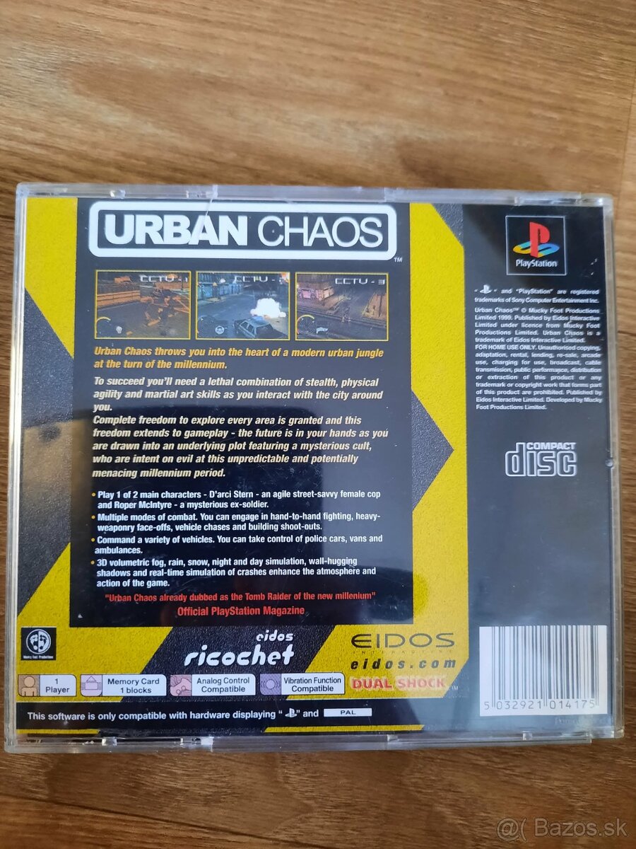 Urban Chaos ps1 PAL - 3