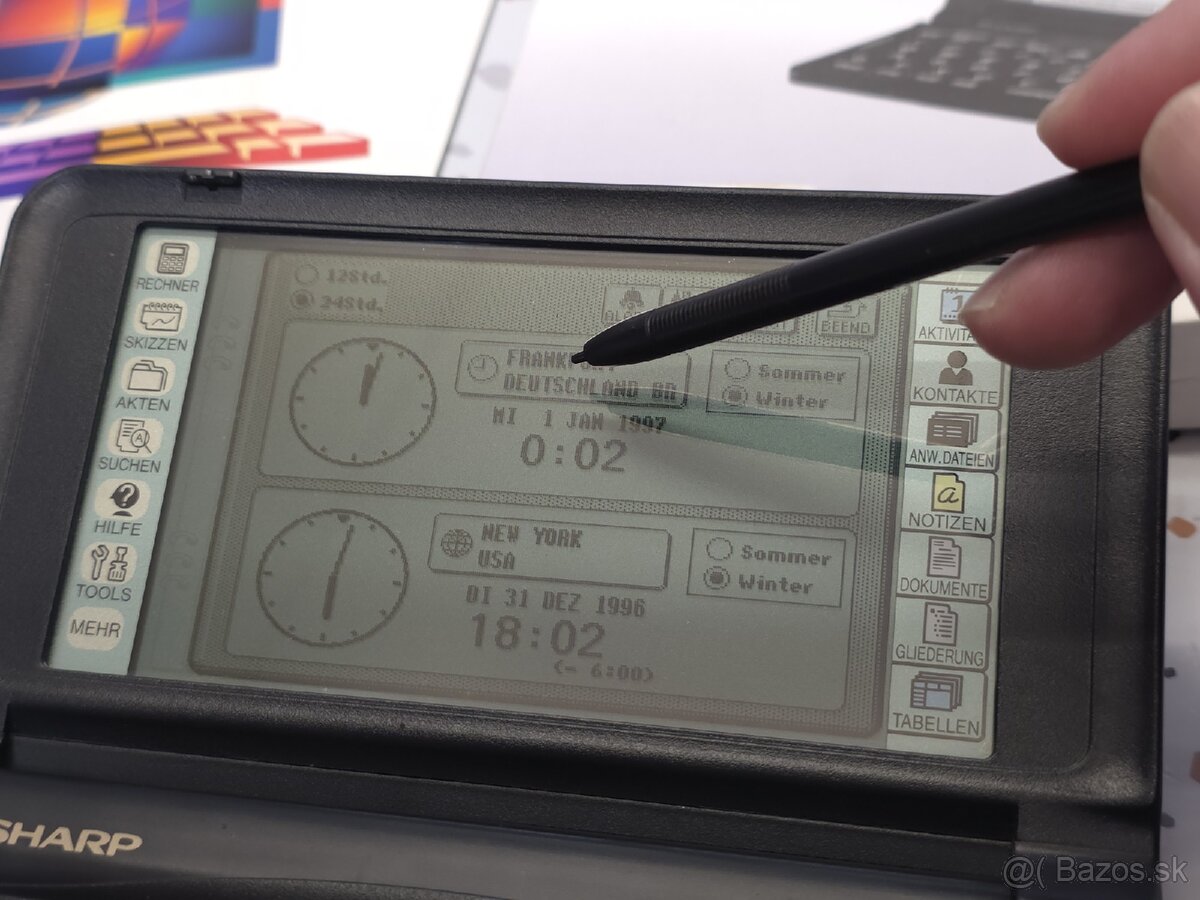 vintage digitálny organizér (PDA) Sharp Zaurus ZR-5800 - 3