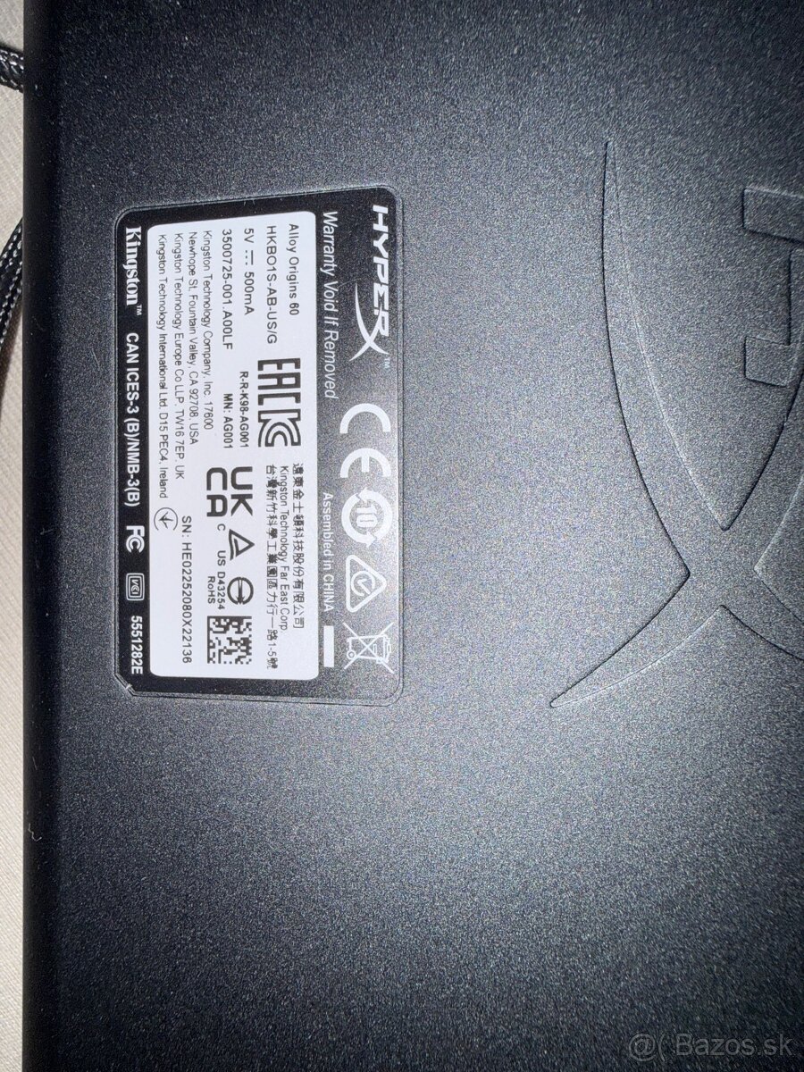 HyperX Alloy Origins 60 Aqua Switch – US - 3