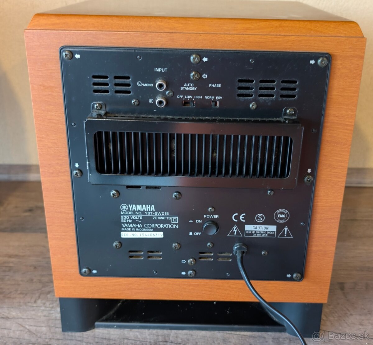 YAMAHA YST-SW015 subwoofer - 3