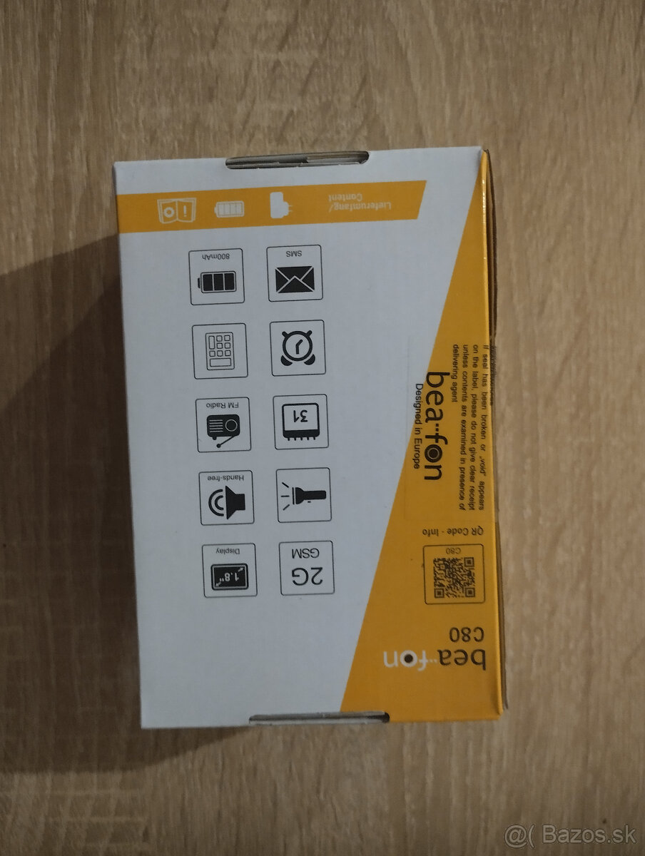 Predám nový telefón Bea-fon C80 Classic Line - 3