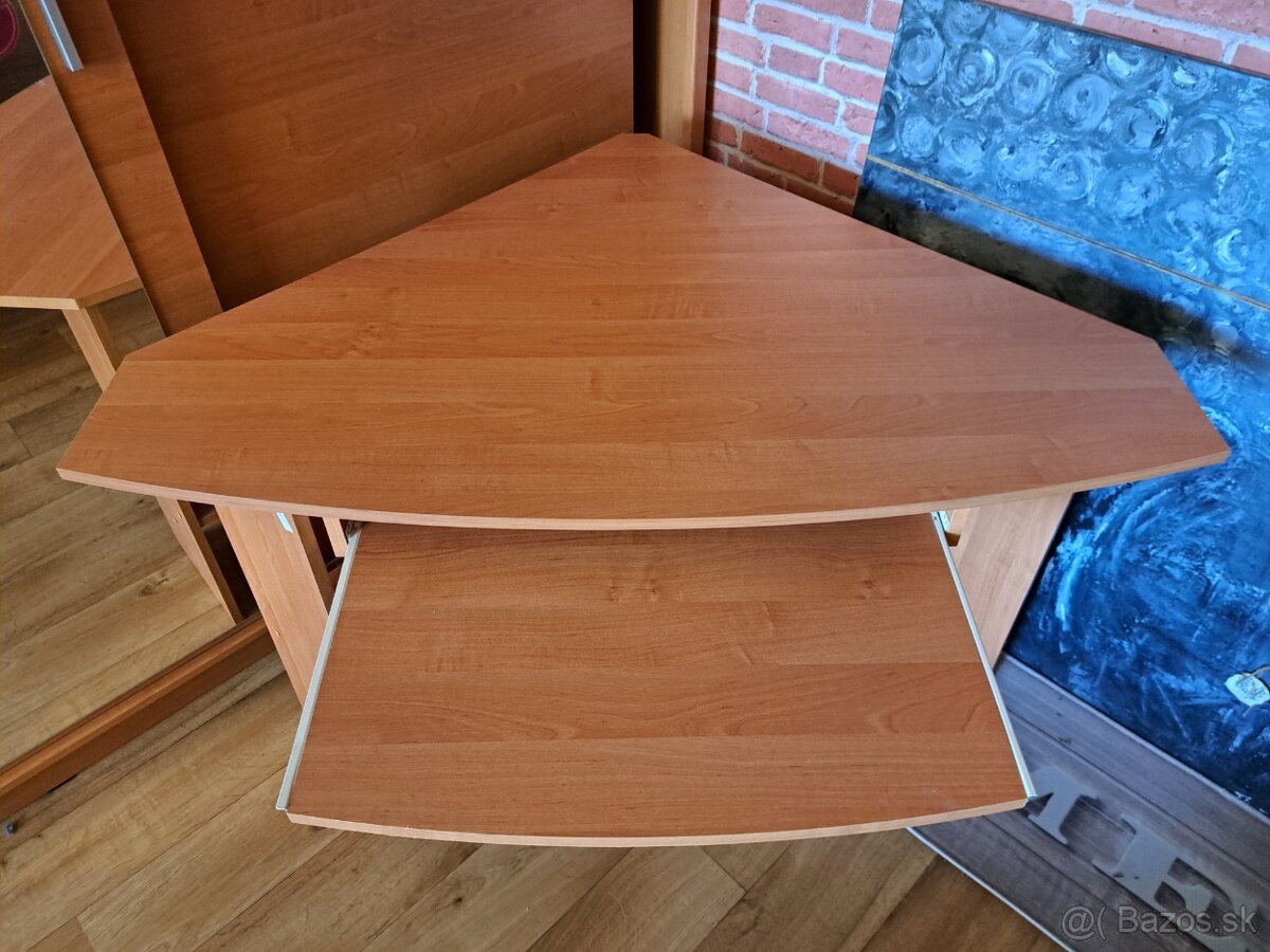Rohový pc stôl carlee - 3