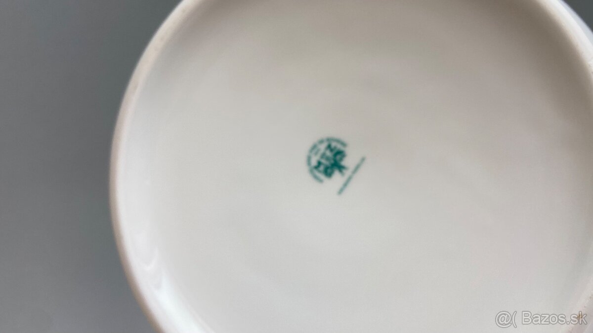 Misa na polievku husi, modrá linka, český porcelán - 3