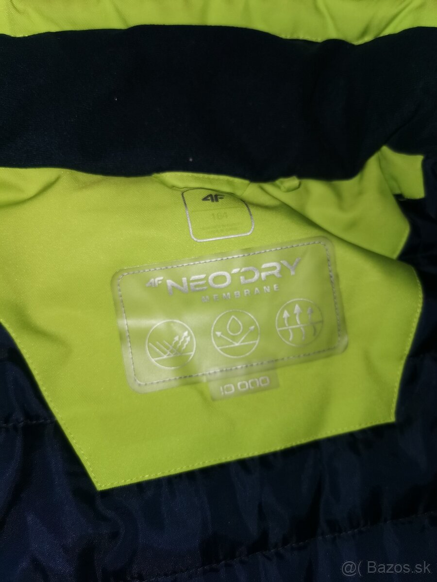 Zimná bunda zn. 4F, veľ 164 - 3