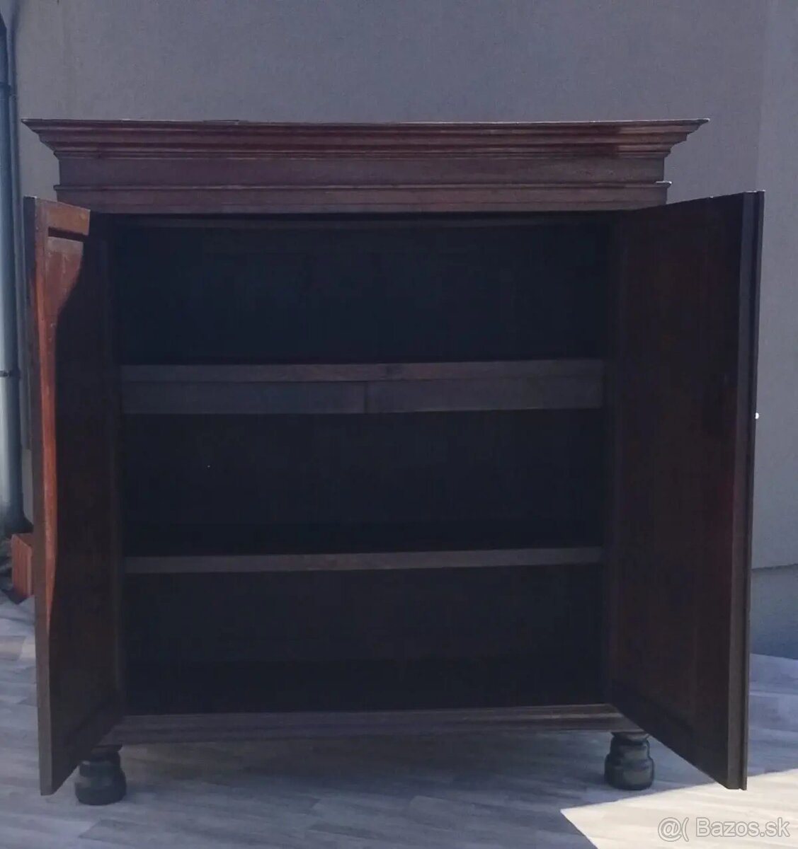 Skriňa starožitná dubová. - 3