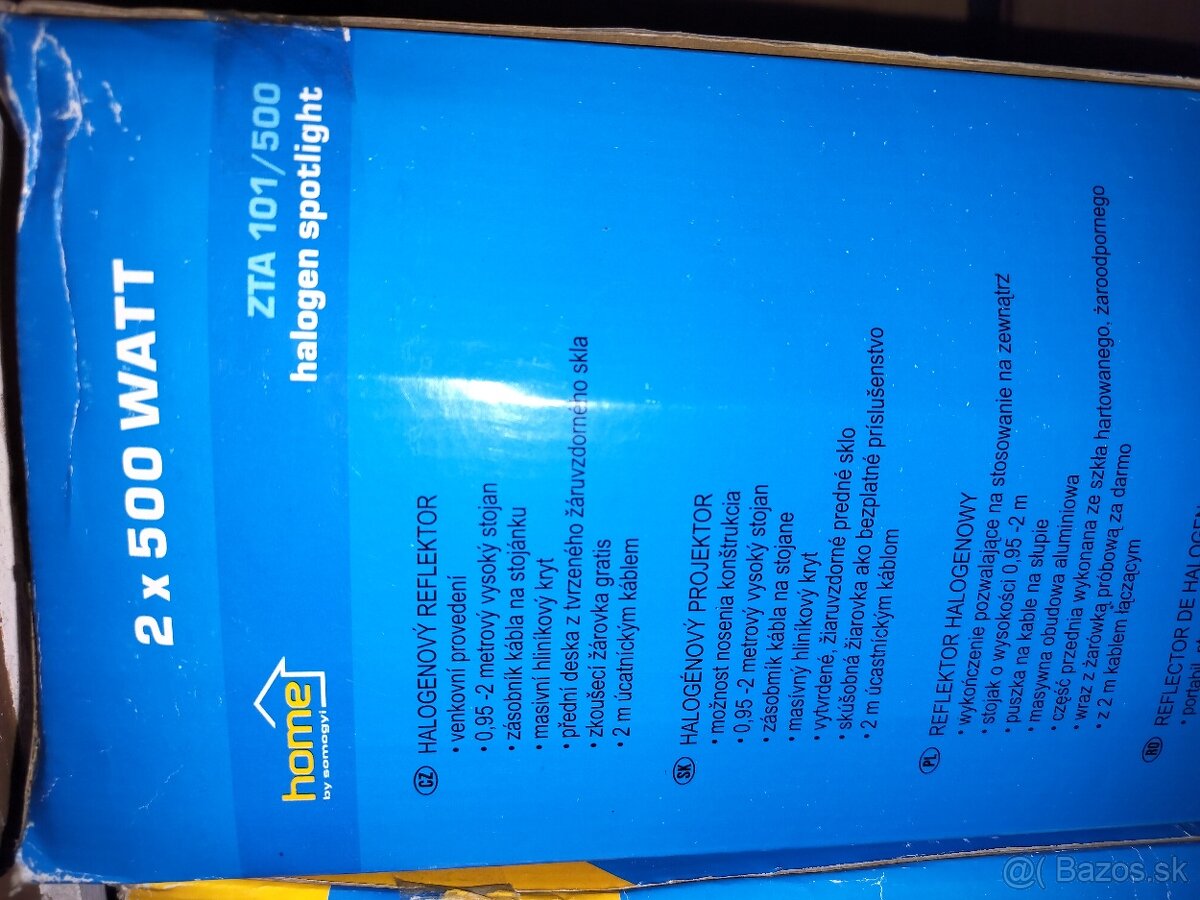 Halogénový reflektor so stojanom ZPA 100/500W - 3
