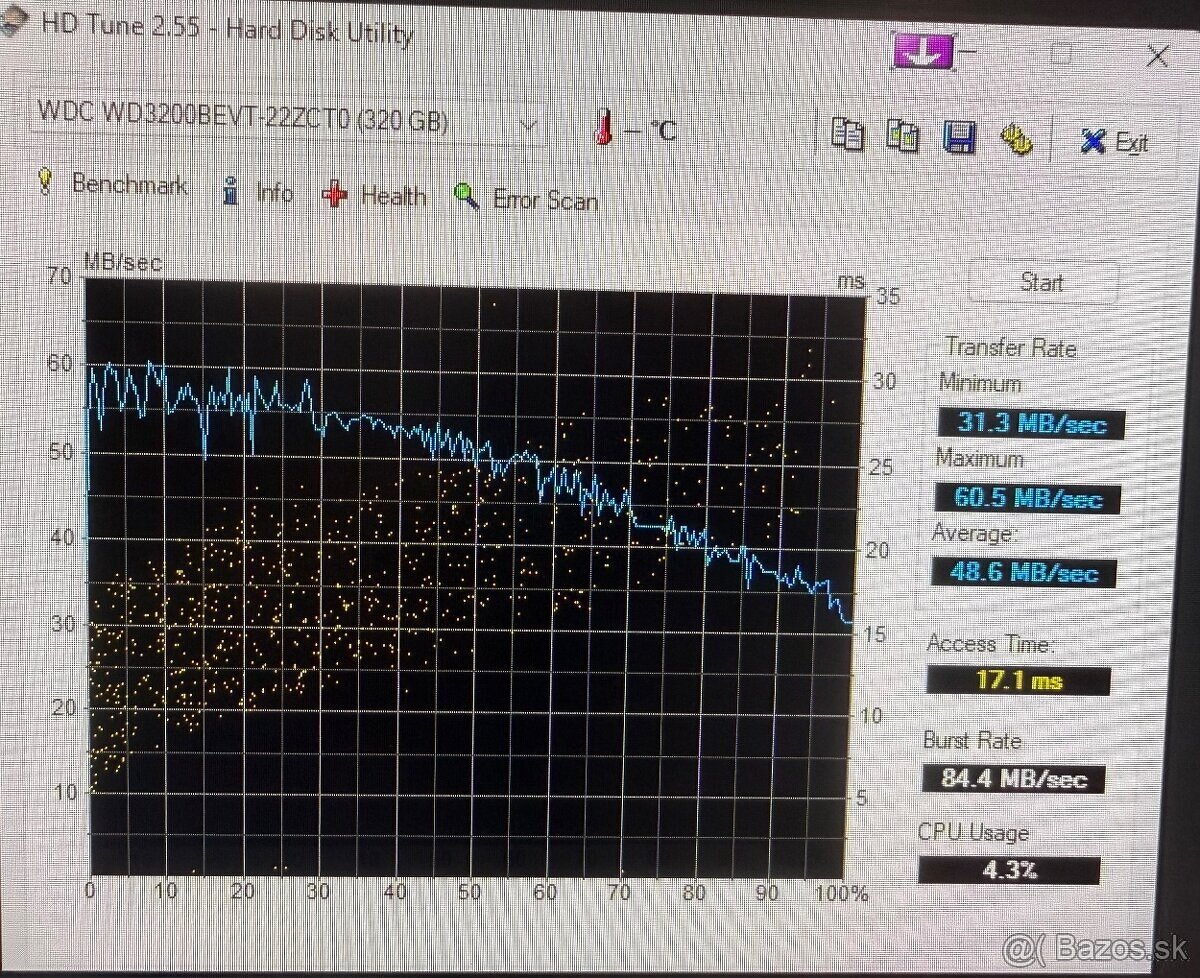 2.5" HDD Western Digital 320 GB - 3