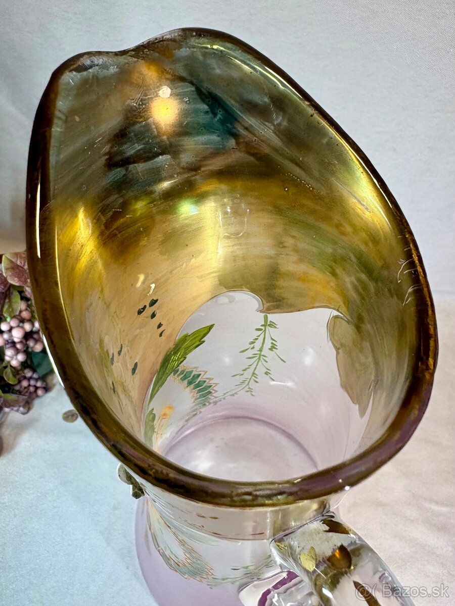 Starozitny secesny vysoký dzban - 3