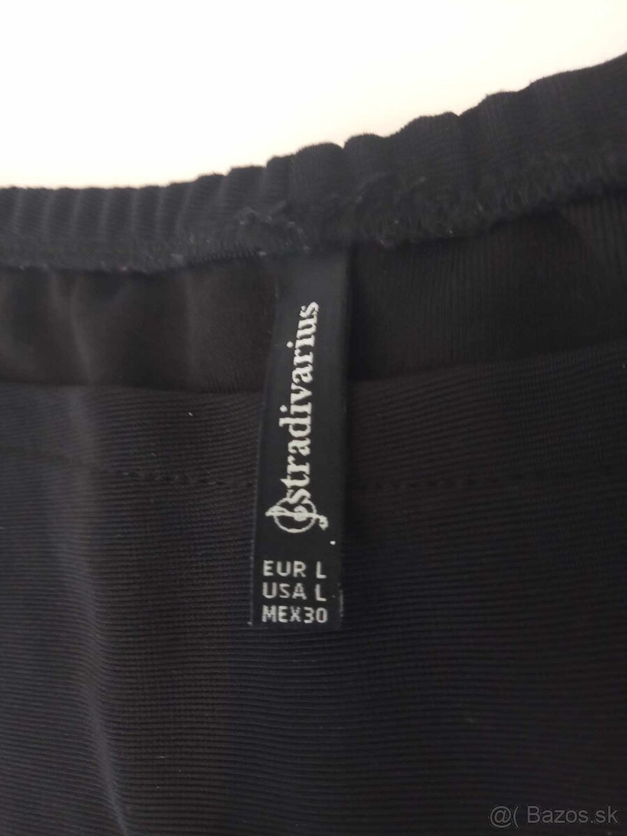 SPOLOČENSKÉ ŠATY STRADIVARIUS č.38-40=LEN 5€+NÁHRDELNÍK - 3