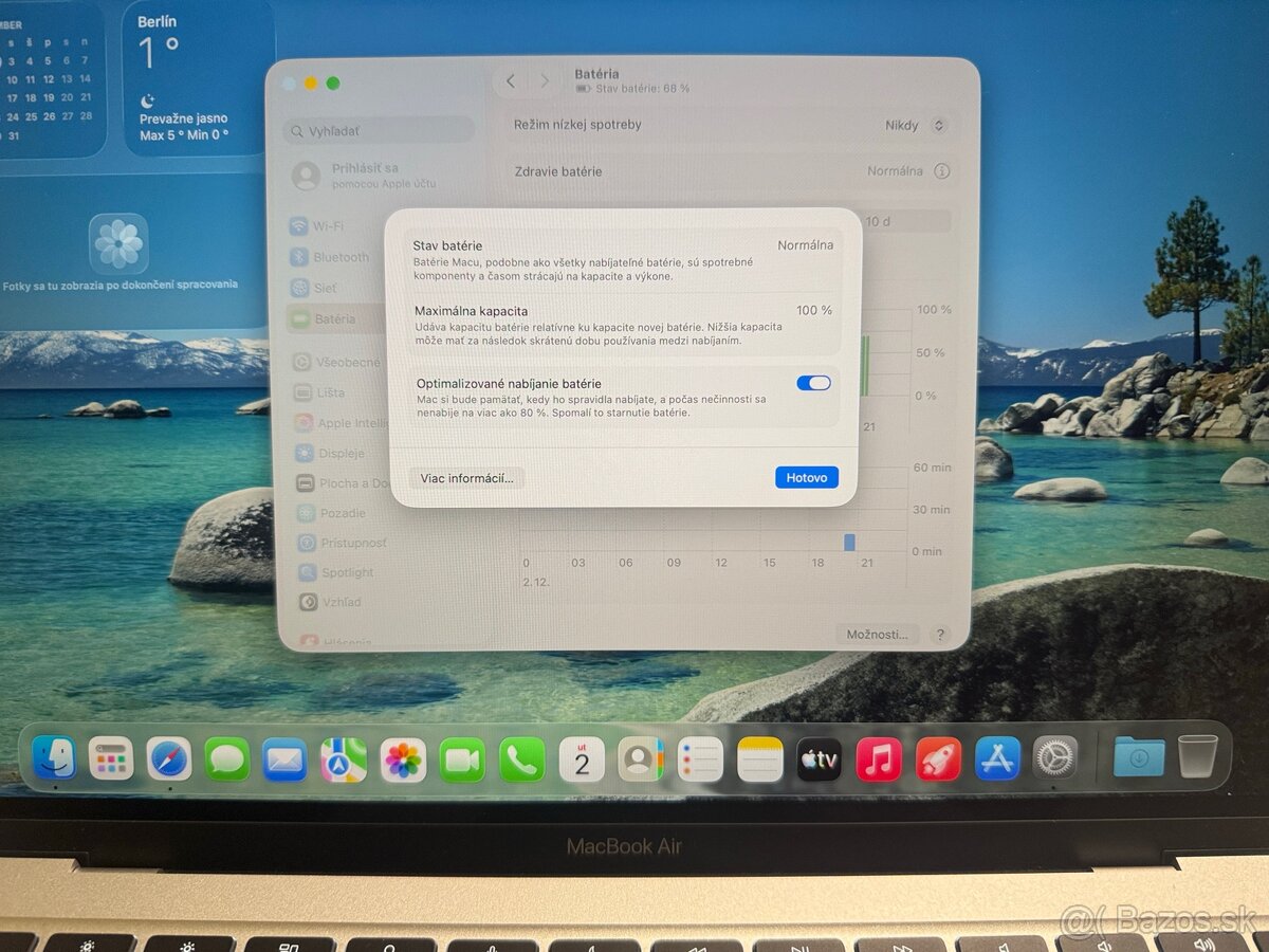 Apple MacBook Air M1 13” 8gb ram , 256gb úložisko - 3