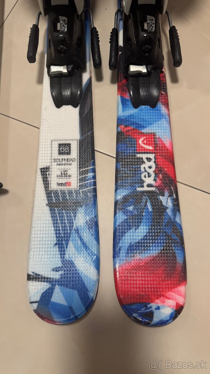 Detské freestyle lyže 127cm komplet set - 3