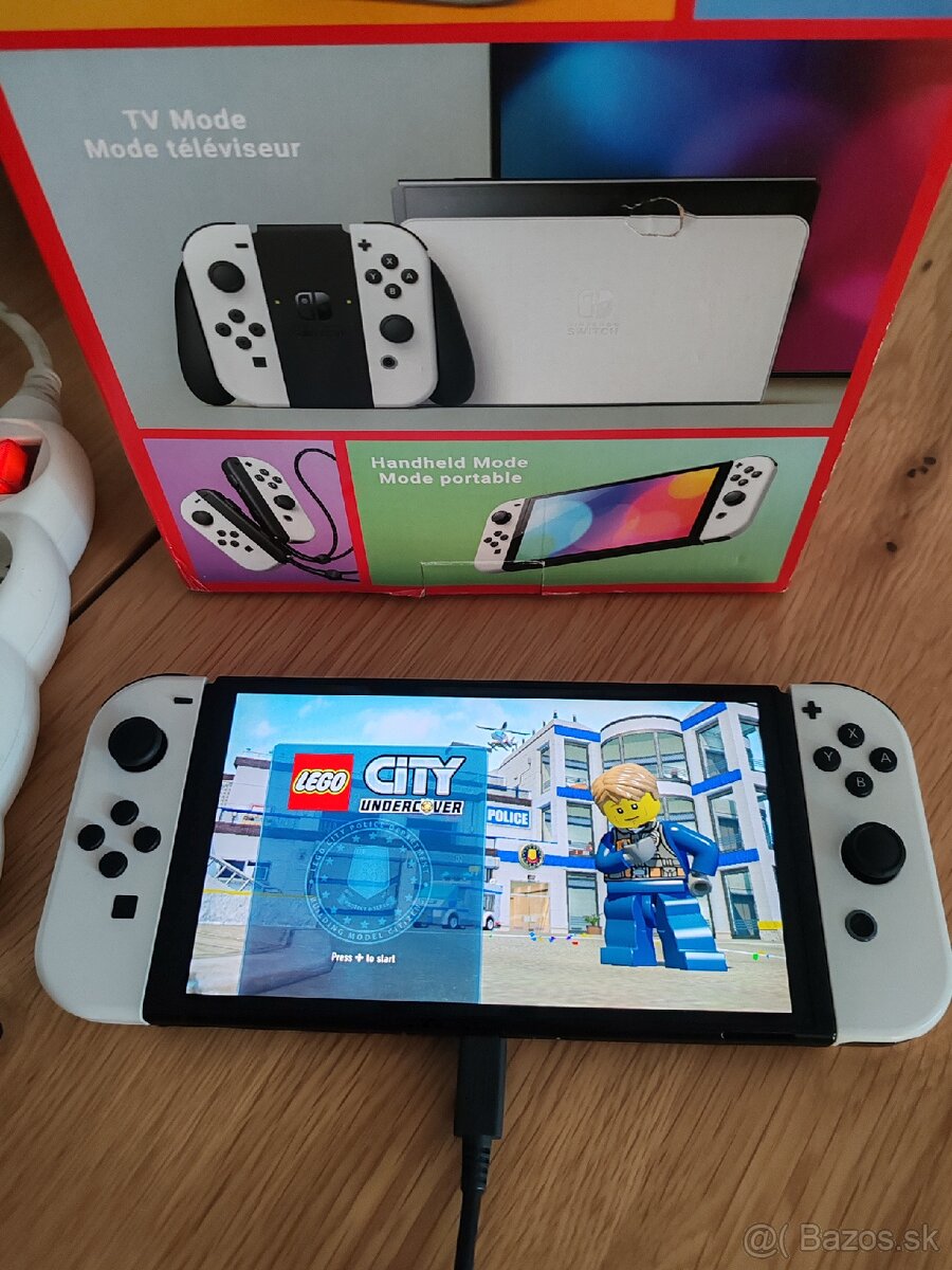 Nintendo Switch Oled-white+hry - 3