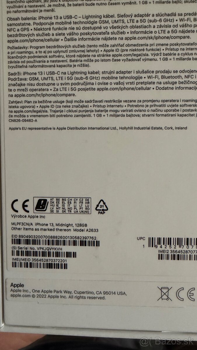 Predam iPhone 13 128gb - 3