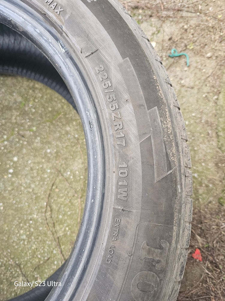 Predám letné pneu 225x55R17 - 3