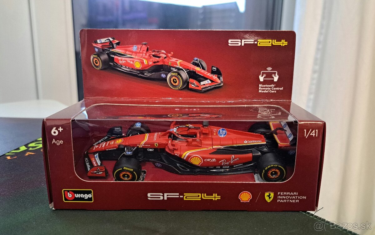 Originál nerozbalený model formule Ferrari SF-24 od Shell - 3