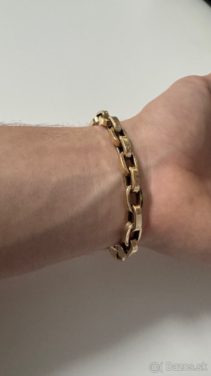 Pánsky zlatý náramok 585 - 3