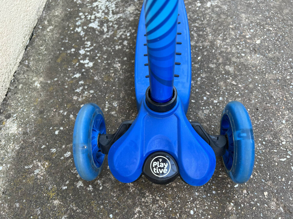 Detská kolobežka s LED kolieskami - 3