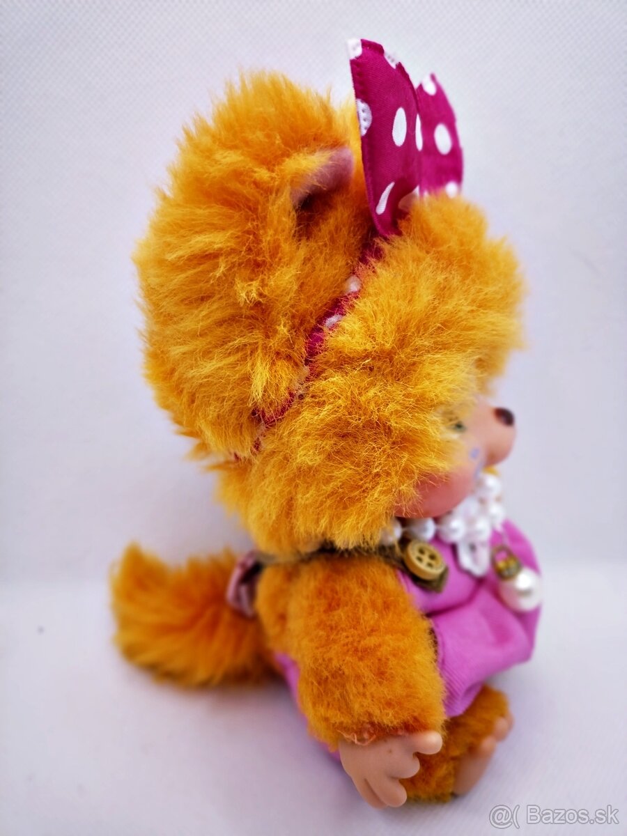 2 💖Mončičák monchichi, monchhichi vzácné Nyamy kotě FUCHSI - 3