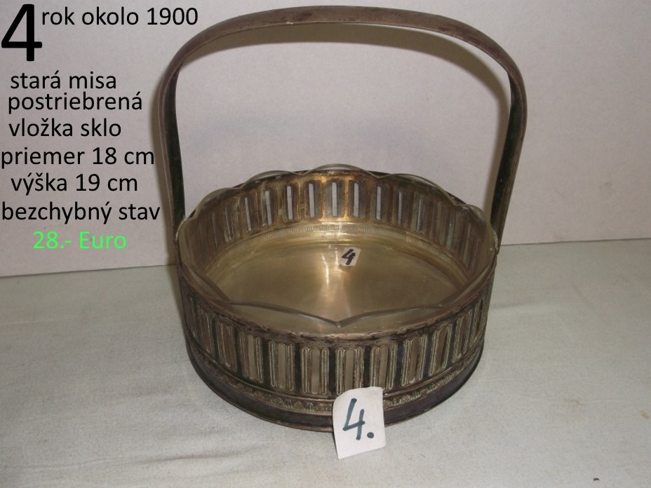 Servírovacia súprava starožitná keramika z 19. storočia - 3