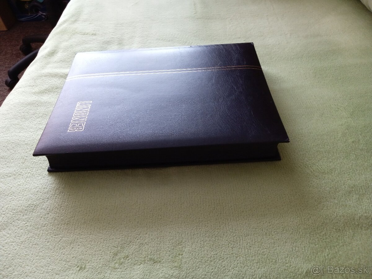 Album na poštové známky A4 - 60 stranový, čierny - 3