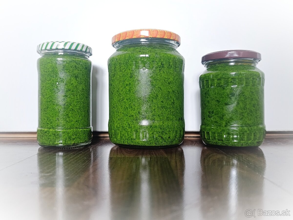 Pesto medvedí cesnak - 3