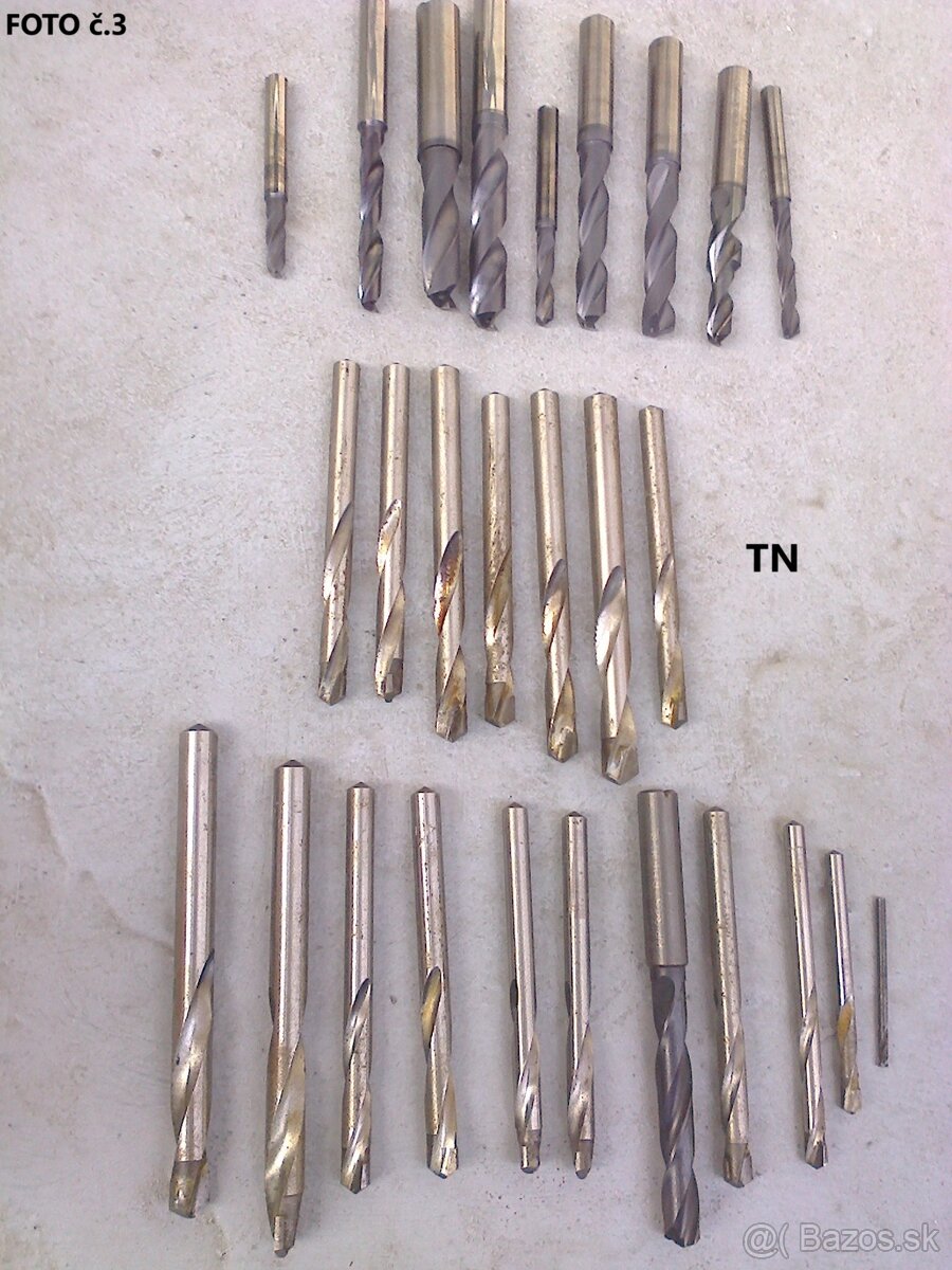 Titánové vrtáky, tyče vyvŕtavacie, vrtáky na tvrdokov+ - 3