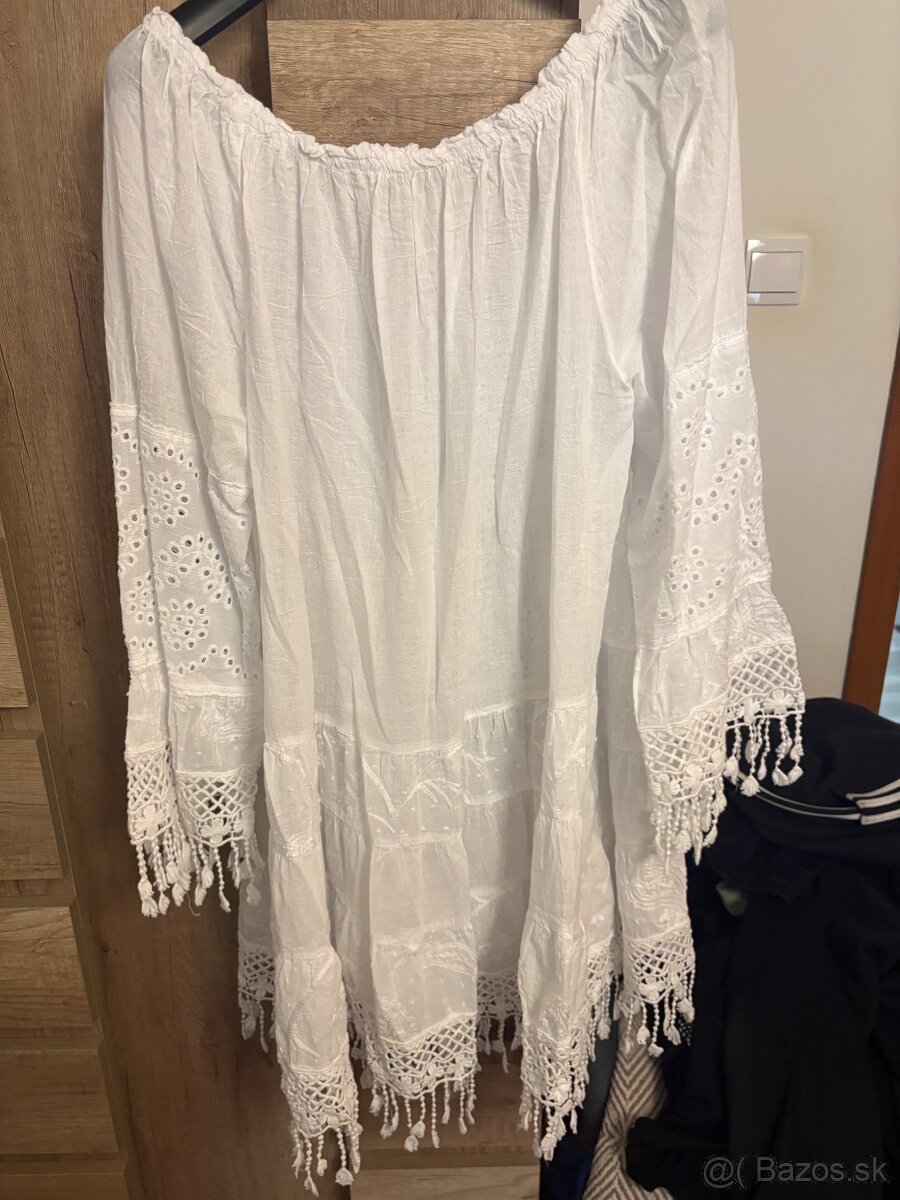 Biele šaty v Boho štýle - 3