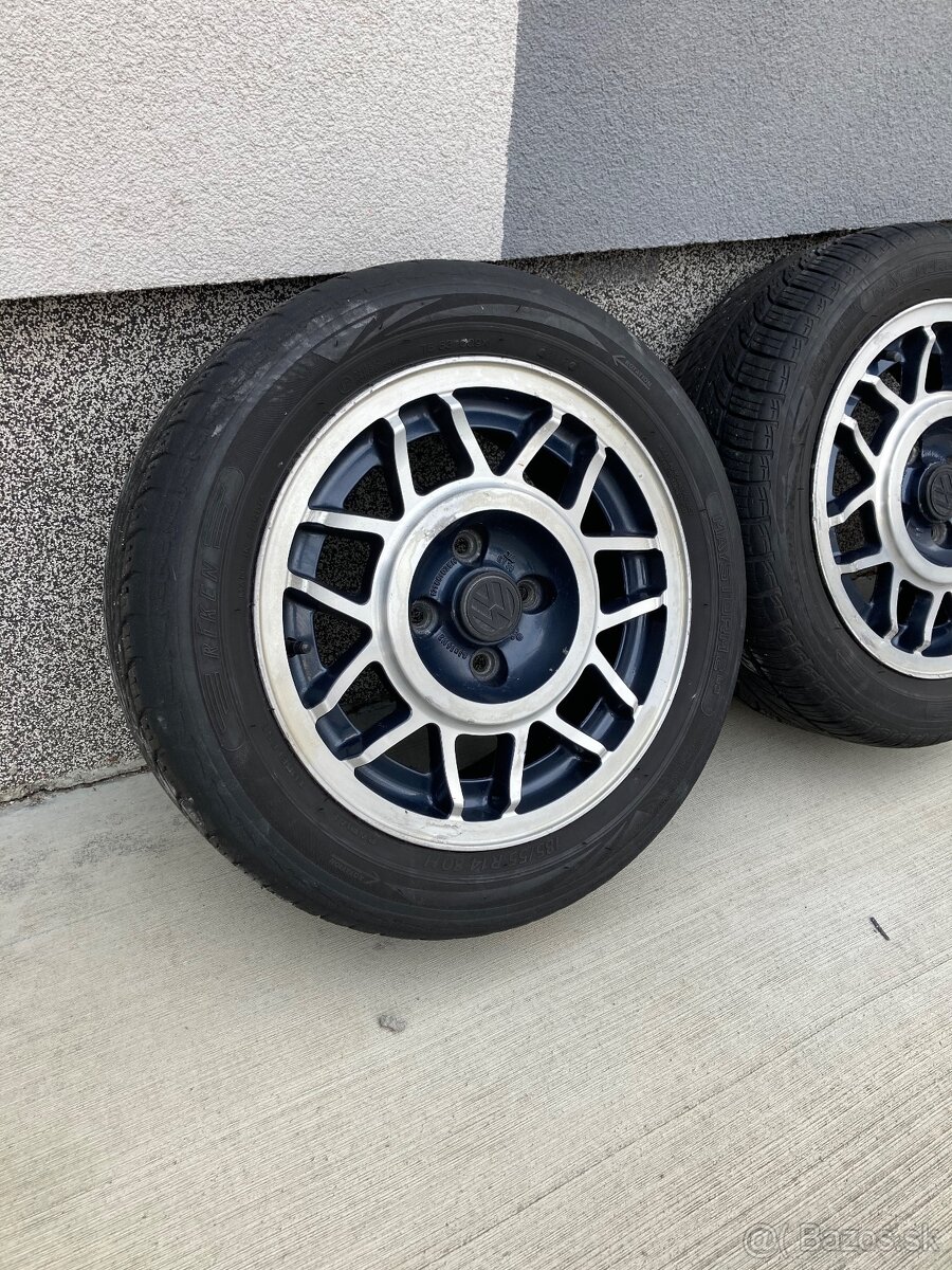 R14 4x100 Snowflake VW - 3