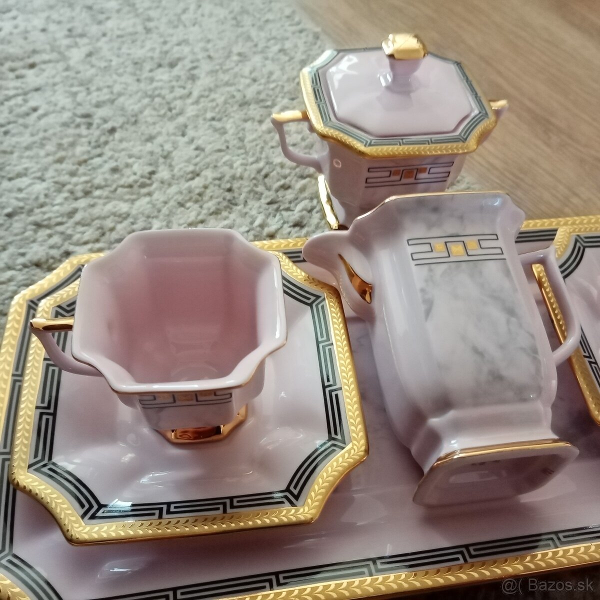 ružový porcelán Empír Chodov - 3