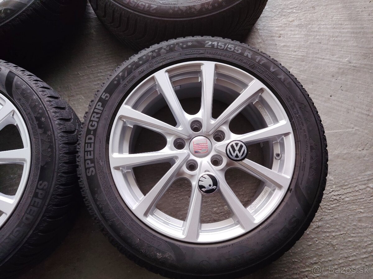 Elektróny zimné R17 5x112 Škoda Volkswagen Seat - 3