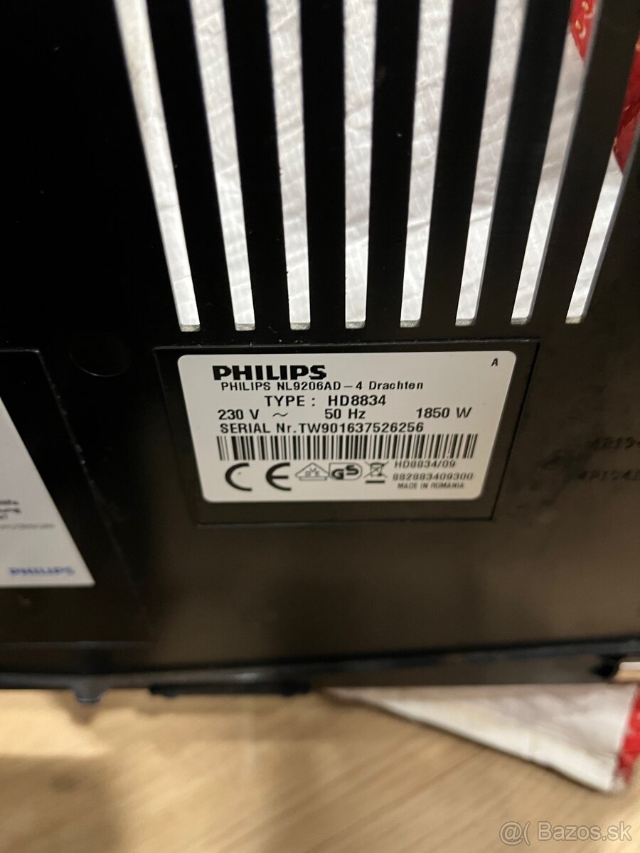 kávovar Philips HD8834 na náhradné diely - 3