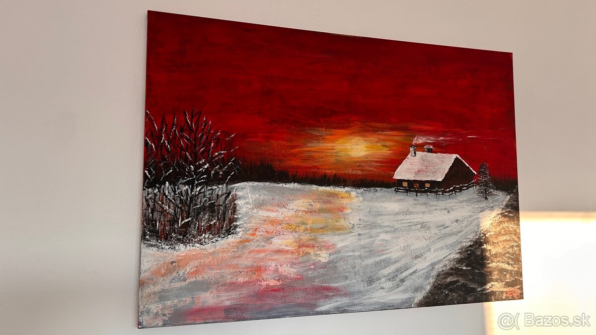 Obraz zimná krajinka - 3