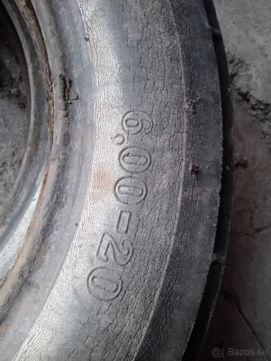 Predám pneu 6,00-20 - 3